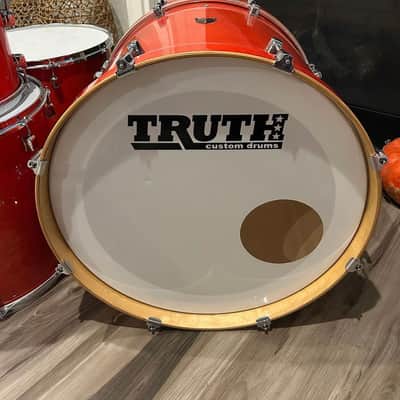 Truth Custom Drums Aaron Gillespie Signature Transparent Orange image 3
