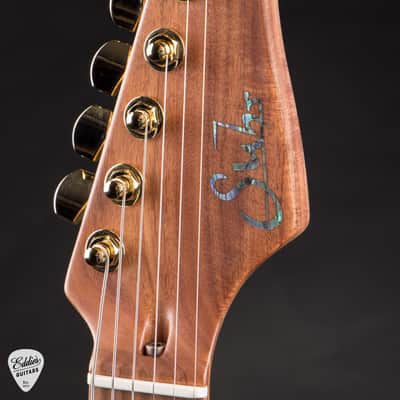 Suhr Standard Carve Top Pau Ferro Neck - Trans Teal Burst image 7