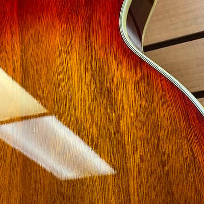 Burny RLC-75AF Ace Frehley in Cherry Sunburst 1996 w/Case MIJ image 12