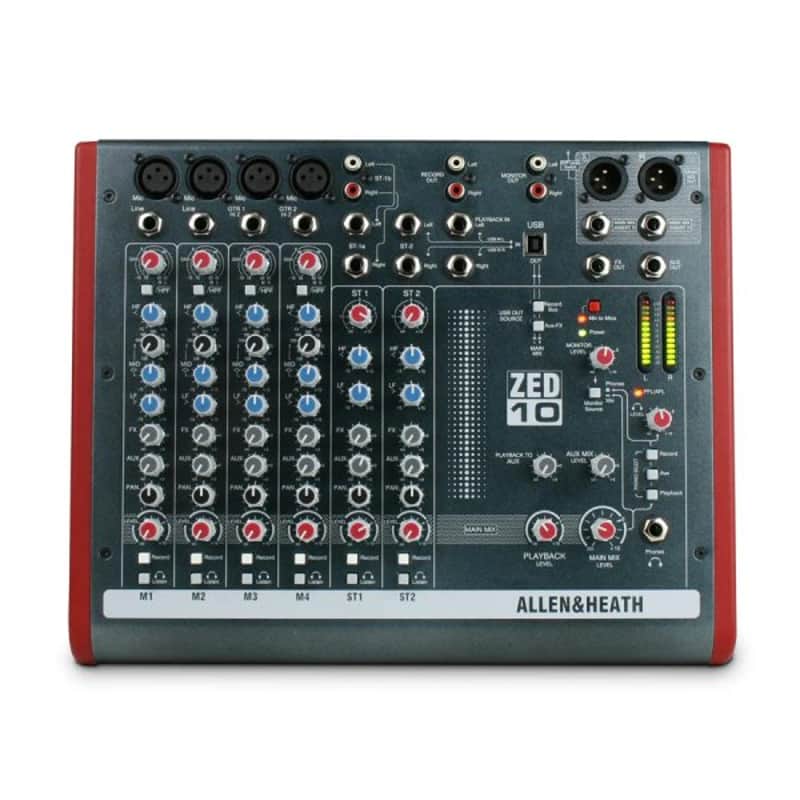 Allen & Heath ZED-10 10-Channel Mixer image 1