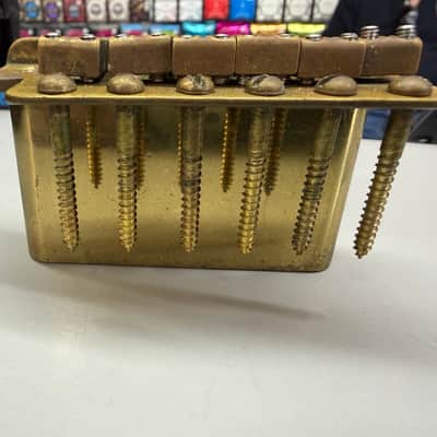 Schecter ? Brass Tremolo Bridge 70s-80s Mighty Mite Charvel image 3