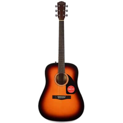 Fender CD60 | Dreadnought Acoustic Guitar | Sunburst image 2
