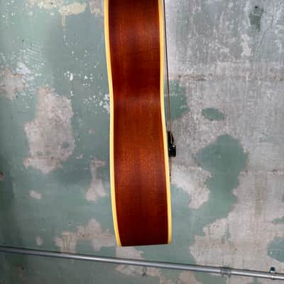 Recording King Rattlesnake Wood Body Resonator Guitar - Brown Satin image 12