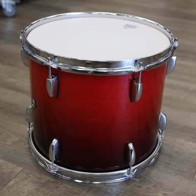Used Pearl Session Custom Maple Mounted Tom 11x13" Cranberry Fade image 3