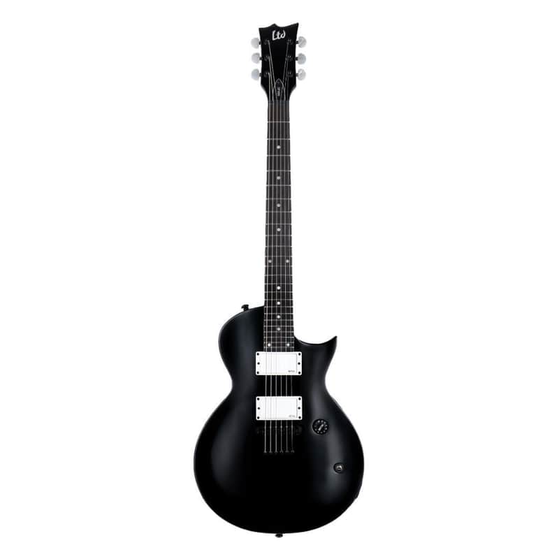 ESP LTD TED-EC Ted Aguilar Signature 6-String Right-Handed Electric Guitar with 3-Piece Mahogany Neck and Macassar Ebony Fingerboard (Black) image 1