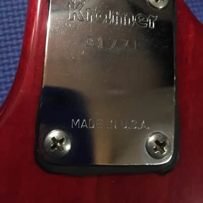 Kramer Pacer Special 1982 Trans Red image 3