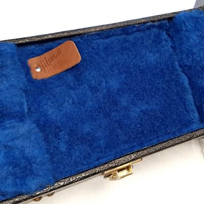 Gibson Case – Vintage Dreadnought Old Stock Koffer Plüsch BLAU image 9