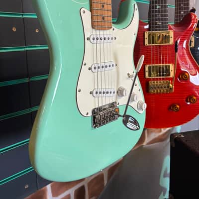Fender Limited Edition Player Stratocaster Surf Green 2023 Electric Guitar image 5