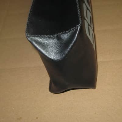 lightly used - very clean genuine BOSS vinyl pouch for FV300H, FV300L, and similar size size Boss pedals (NO pedal included) 1990s - Black Vinyl Exterior / Black Thin Canvas Interior image 25