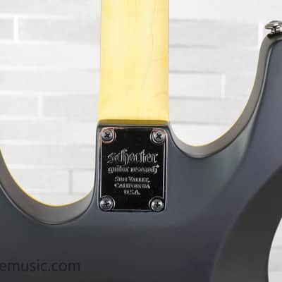 Schecter Demon-6 FR - Aged Black Satin image 7