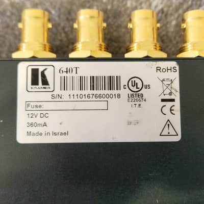 Kramer DigiTOOLS 640T HDMI Transmitter – Over Coax - Good Condition image 5