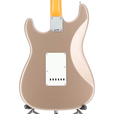 Fender Certified Pre-Owned American Vintage II 1965 Stratocaster, Round-Lam Rosewood Fingerboard, Shoreline Gold (L5) (25664) image 2