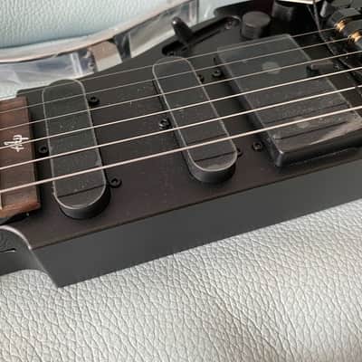Alp AD-80 Adventure headless electric travel guitar 2021 Black with new updated gig bag image 9