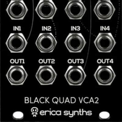 Erica Synths Black Quad VCA 2 VCA Eurorack Module image 2