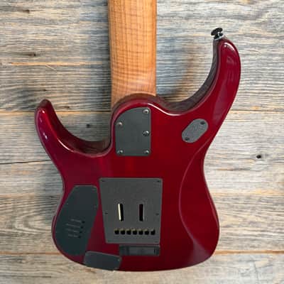 Ernie Ball Music Man JP15 7-String Electric Guitar - Red Tide Flame image 7