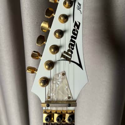 First Year! Ibanez JEM7V-WH Steve Vai Signature with Ebony Fretboard 1993 White image 2