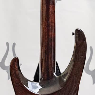 1981 Washburn SB40, SB-40 Bass Tobacco Sunburst (Brown) Neckthrough image 7