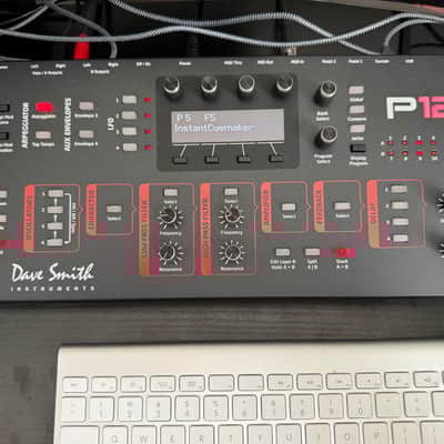 Dave Smith Instruments Prophet 12 Desktop 12-Voice Polyphonic Synthesizer 2014 - Present - Black with Wood Sides