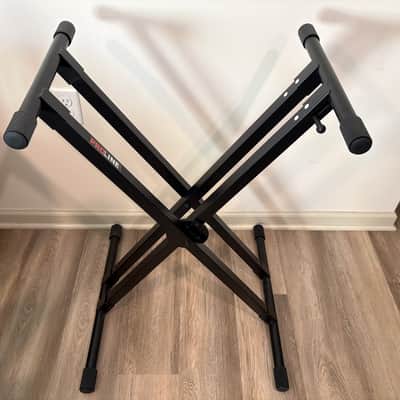 ProLine PL4KD Double Braced Keyboard Stand In Mint Condition Brand New From Guitar Center Never Used Great Keyboard Stand image 2