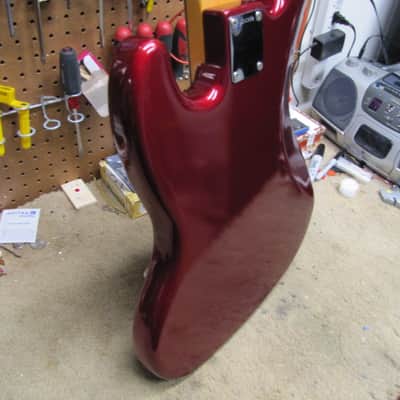 Fender Jazz Bass 62 1962 RI Reissue Stack Knob USA 1989 - Candy Apple Red image 7