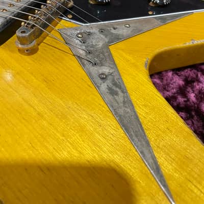 Gibson Custom Shop Master Artisan Collection Leo Scala Classic Black Flying V 2022 Korina image 8