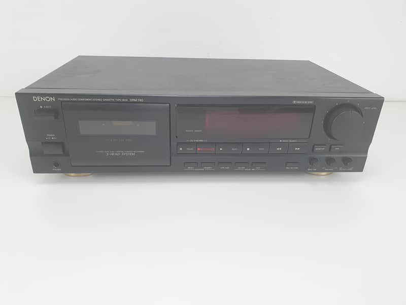 Denon DRM-740 - Three Head Cassette Deck image 1