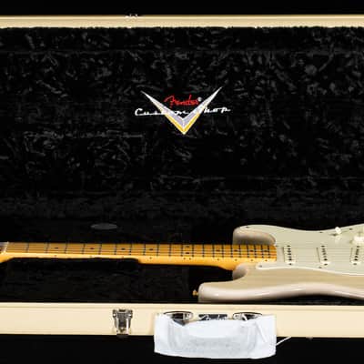 Fender Custom Shop Vintage Custom 1957 Stratocaster NOS Aged White Blonde (906) image 7