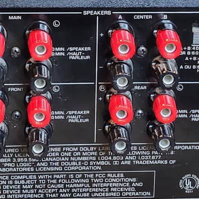 Yamaha Yamaha DSP-A970 is a vintage Digital Sound Field Processing Amplifier 90s  - Black image 11