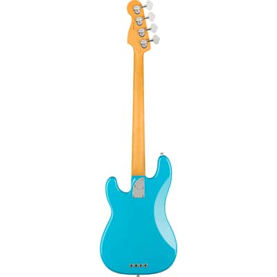 Fender American Professional II Precision Bass MN (Miami Blue) - 4-String Electric Bass image 2