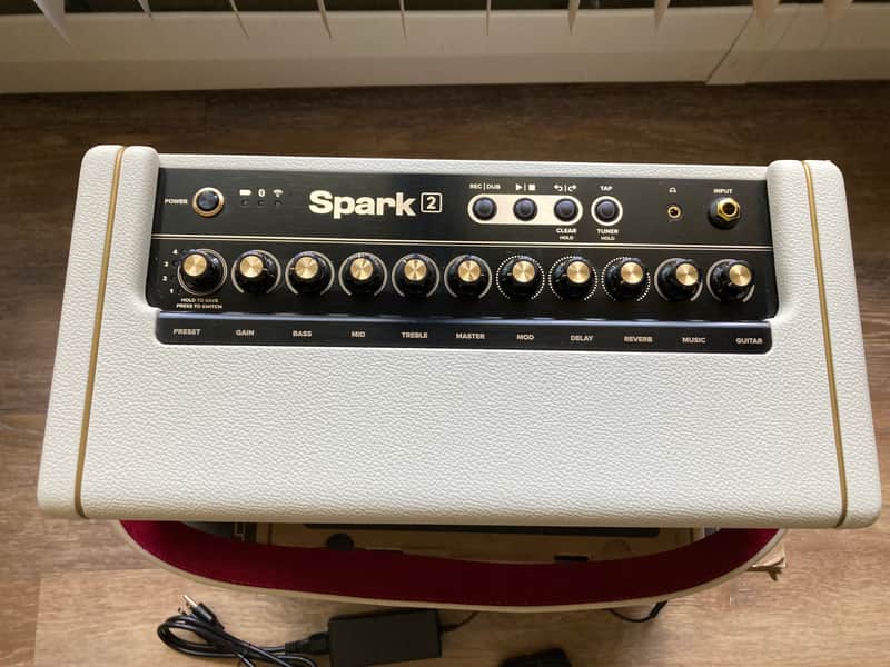 Positive Grid Spark 2 50-Watt 2x4" Digital Modeling Guitar Combo 2024 - Present - Pearl image 1