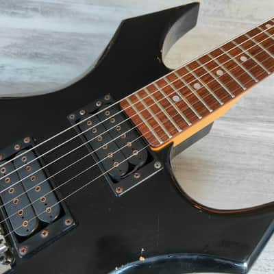 1989 BC Rich NJ Series RWG-OF Warlock (Black) image 5