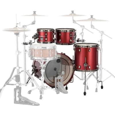 MAPEX IT SE504XBBPA SATURN EVOLUTION BIRCH FUSION 4 PEZZI TUSCAN RED image 2