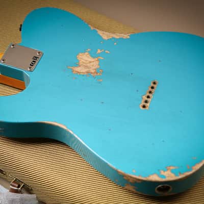 2023 Fender USA Custom Shop 52' Telecaster Heavy Relic TAOT Turquoise image 18
