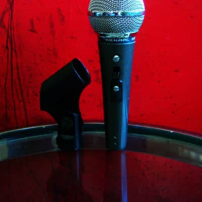 Vintage 1980's Radio Shack Realistic Highball / Shure SM58 Handheld Cardioid Dynamic Microphone Low Z w accessories # 7 image 10