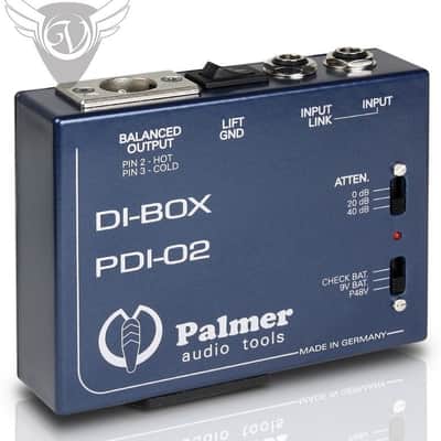 Palmer Audio Tools PDI-02 Active DI Box - Low Noise Discrete Input Amp image 1