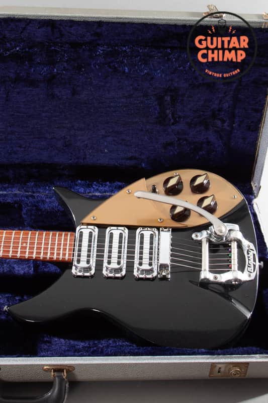 1995 Rickenbacker 325V59 Jetglo Vintage Series Toaster Pickups OHSC image 1