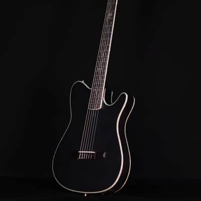 Ibanez TOD10N Tim Henson Nylon Signature Model, Transparent Black Flat image 6