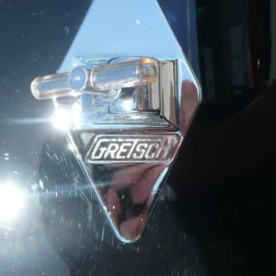 Gretsch USA Custom 22" x 16" Bass Drum - Vintage 60s (?) - Modernized and Re-Wrapped Black Finish - PV MUSIC Drum Shop Inspected / Tuned and Tested - Looks / Sounds Great - Very Good to Excellent Condition image 12