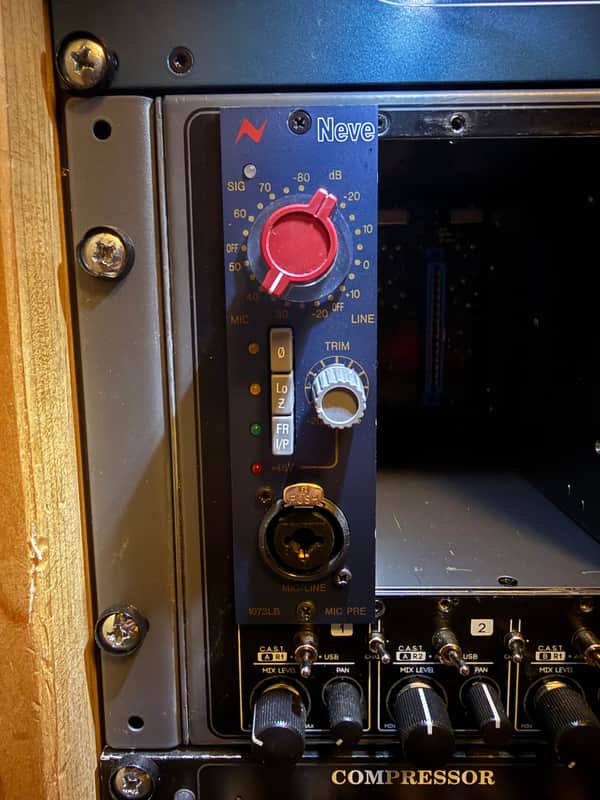 AMS Neve 1073LB 500 Series Mic Preamp Module 2010s - Blue image 1
