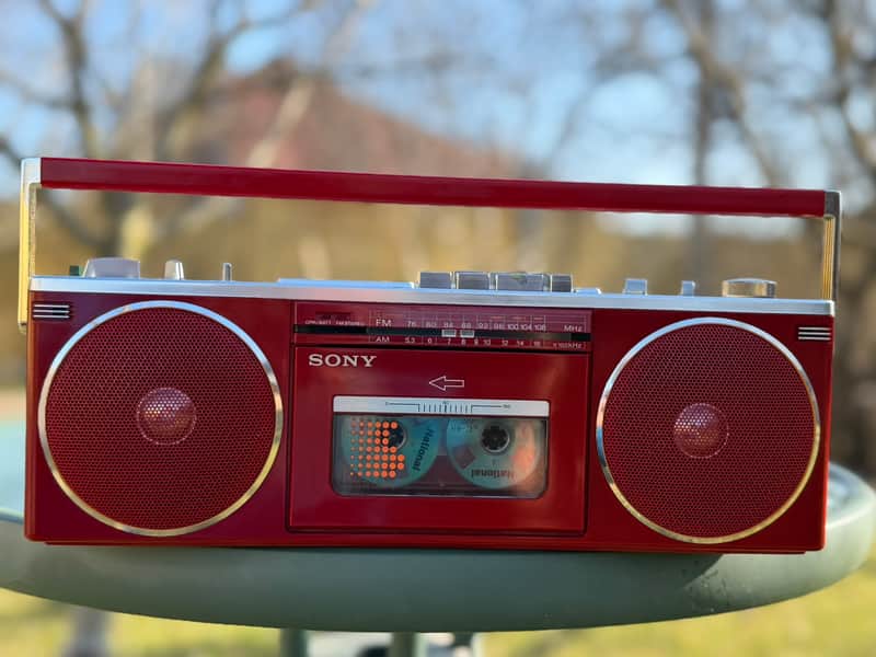 Sony CFS-6 ✅Warranty Rare Vintage Cassette Deck Slim Boombox image 1