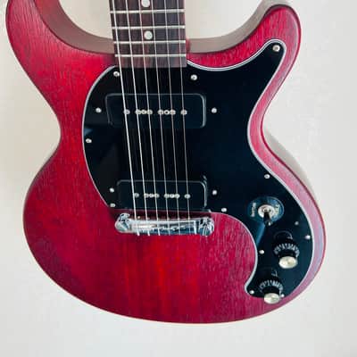 Gibson Les Paul DC, USA 2019, P90 2019 - Worn Cherry image 4