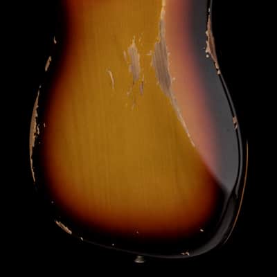 Fender Custom Shop Empire 58 Precision Bass Heavy Relic - Faded Aged Chocolate 3-Color Sunburst #87001 image 9