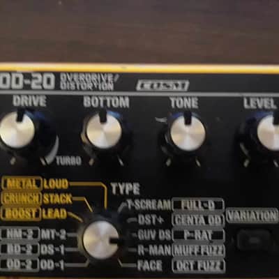 Boss OD-20 Overdrive Distortion 'double' pedal image 4