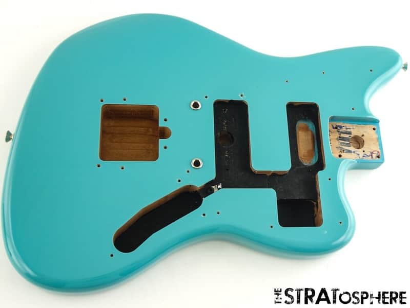 Fender Player II Jaguar Series BODY Modern Guitar Parts Alder Aquatone Blue image 1