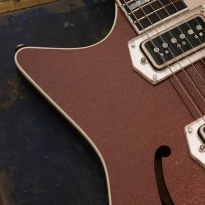 Frank Brothers Guitar Co. Arcade Thinline 2025 - Brown Sugar Sparkle image 3