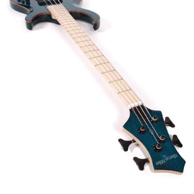 Basse Electrique M. Miller M2-4 TBL MN Transparent Blue image 2