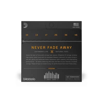 D'Addario XT 10-46 Regular Light Coated NPS Electric Guitar Strings - XTE1046 Bild 4