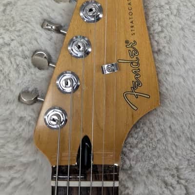 70th Anniversary Fender Player Stratocaster Electric Guitar, Nebula Noir w/Bag image 6
