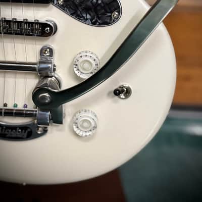 JHG James Hood Guitar SS-101 2017 - Pearl White Metallic image 10