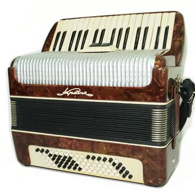 Ukraine Lightweight Piano Accordion for Beginners Kids, New Straps 2297, Folk Musical Instrument, Very Beautiful Sound! image 5